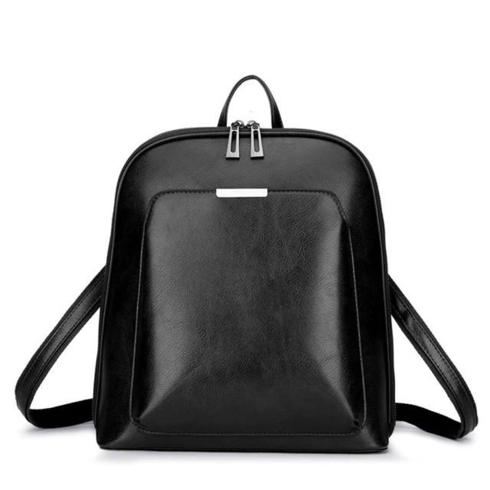Naomi | Zeitloser Doppelzip-Rucksack mit eleganter Schlichtheit