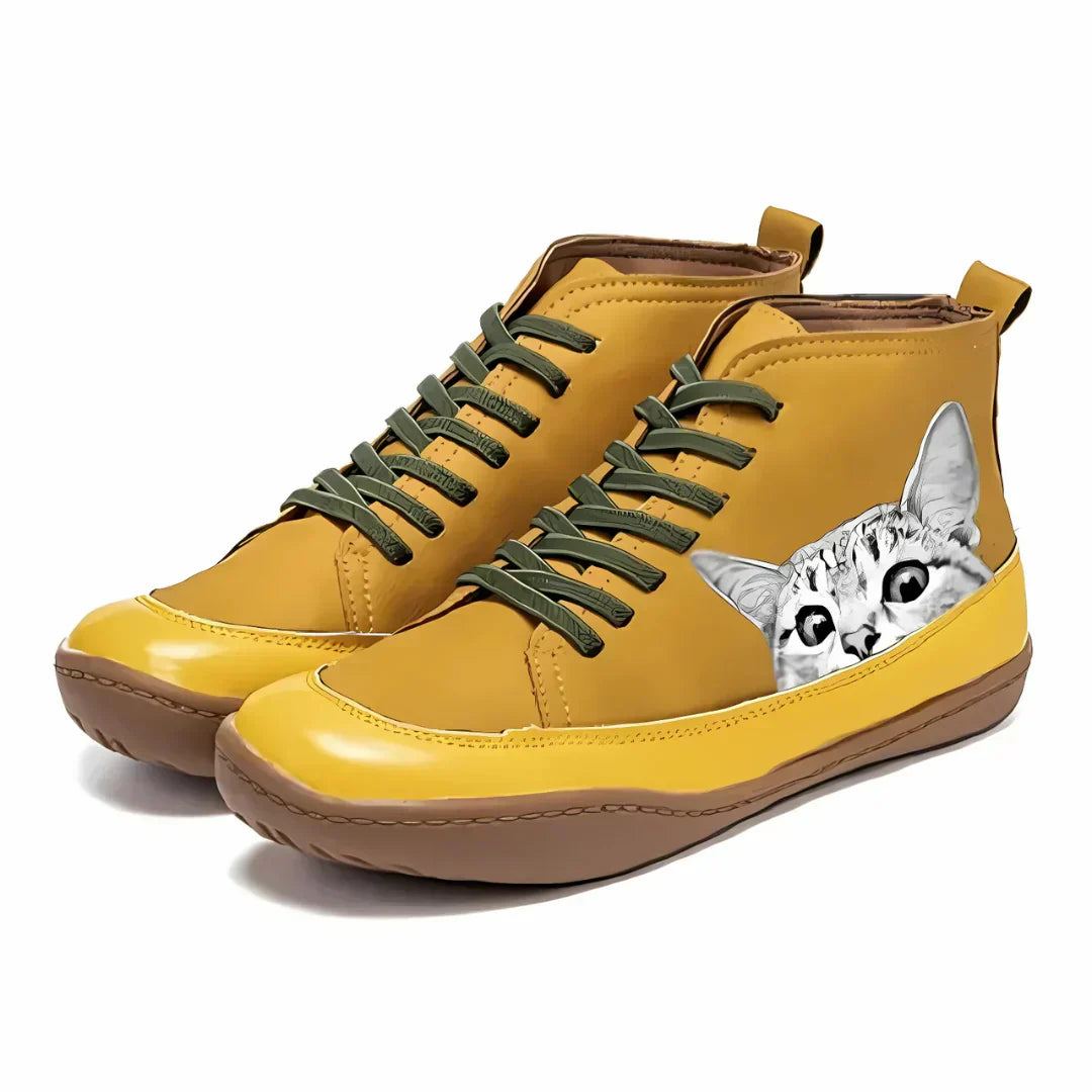Amara – Leder-Sneaker für Hundeliebhaber