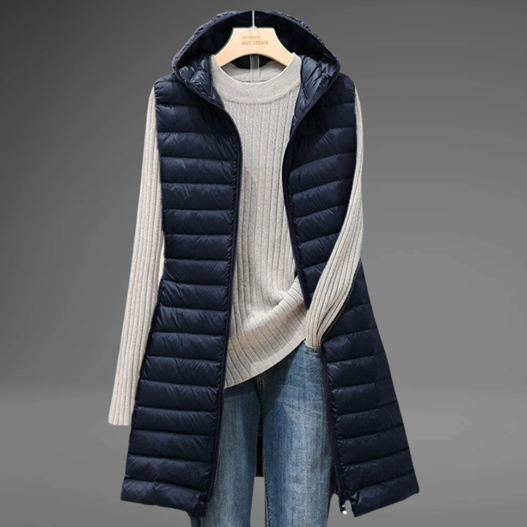 ROMI – Leichtes Gilet mit Kapuze für Frühling & Sommer