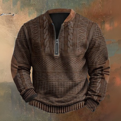 Pulli mit Viertelreißverschluss