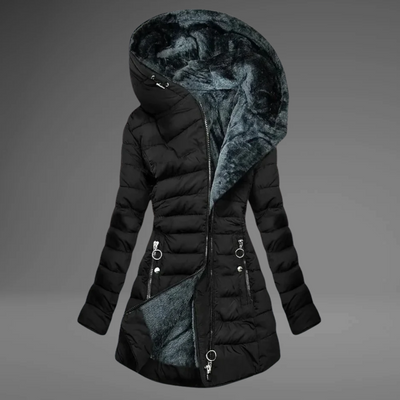 SENNA – Leichter Plüschmantel mit eleganter Silhouette