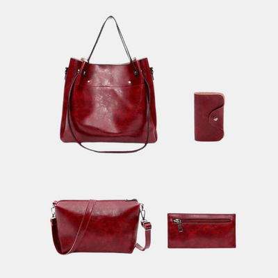 VENEDIG | ELEGANTES 4-TEILIGES TASCHENSET