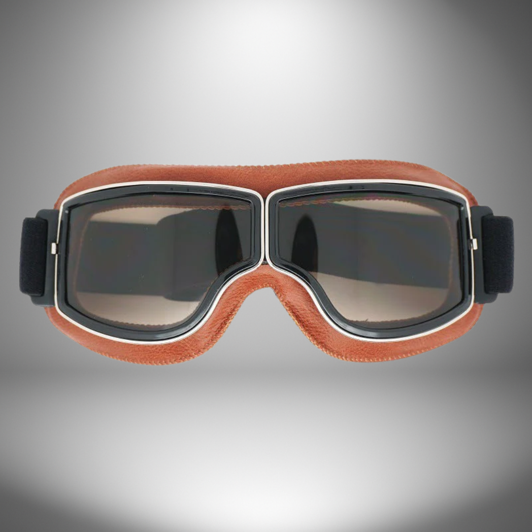 FELIX – Motorradbrille Retro mit UV-Schutz