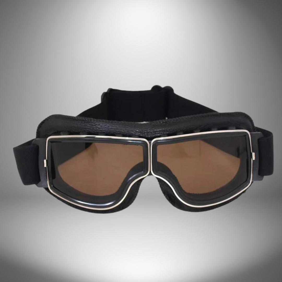 FELIX – Motorradbrille Retro mit UV-Schutz