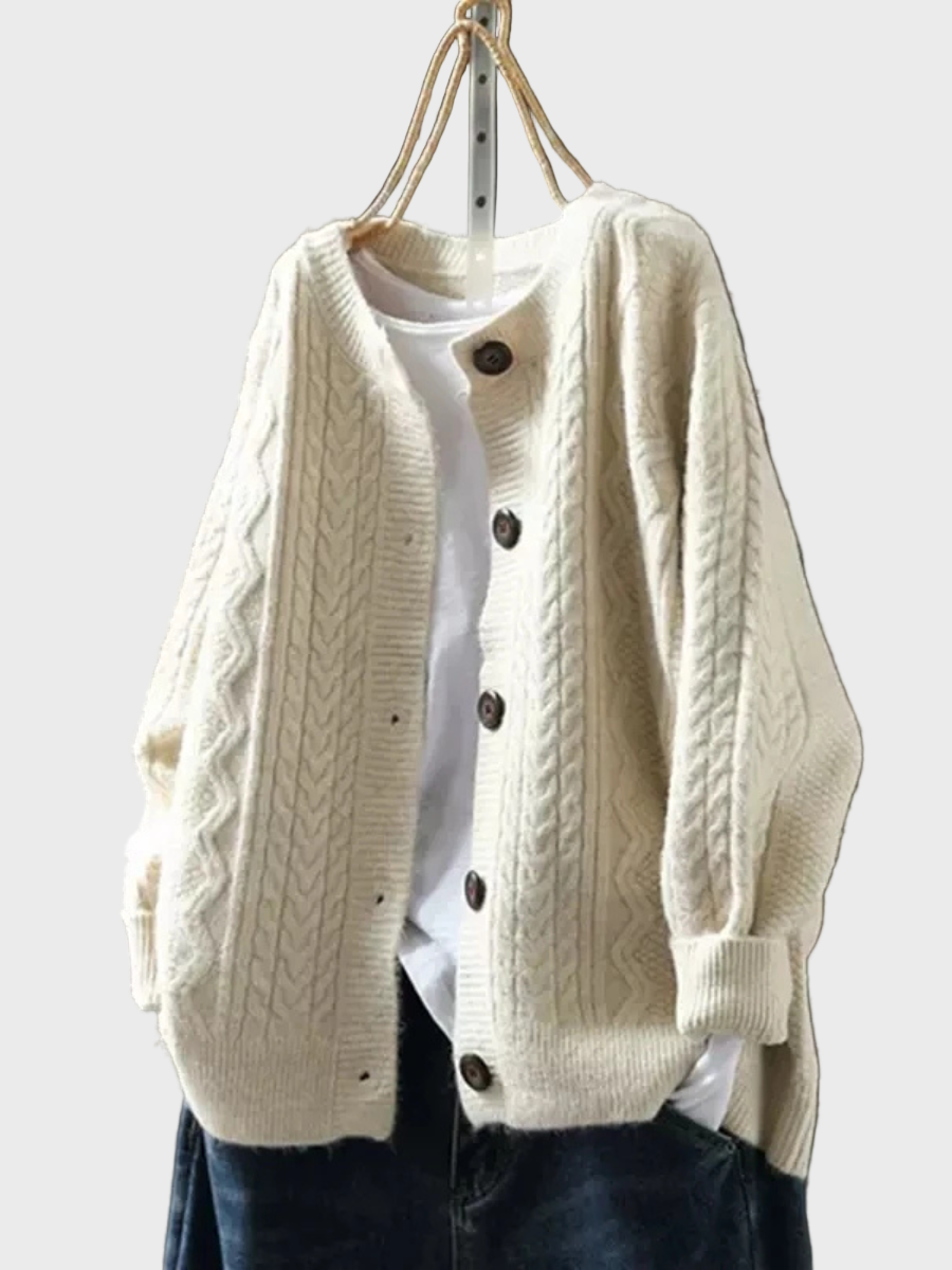 Solene | Kabelstrick-Cardigan