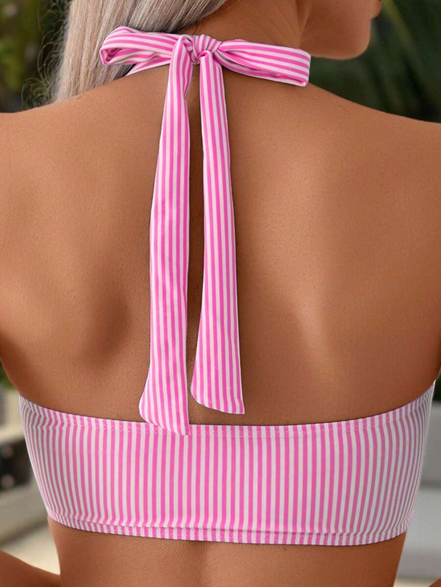 Claudia - Bikini mit Nadelstreifen
