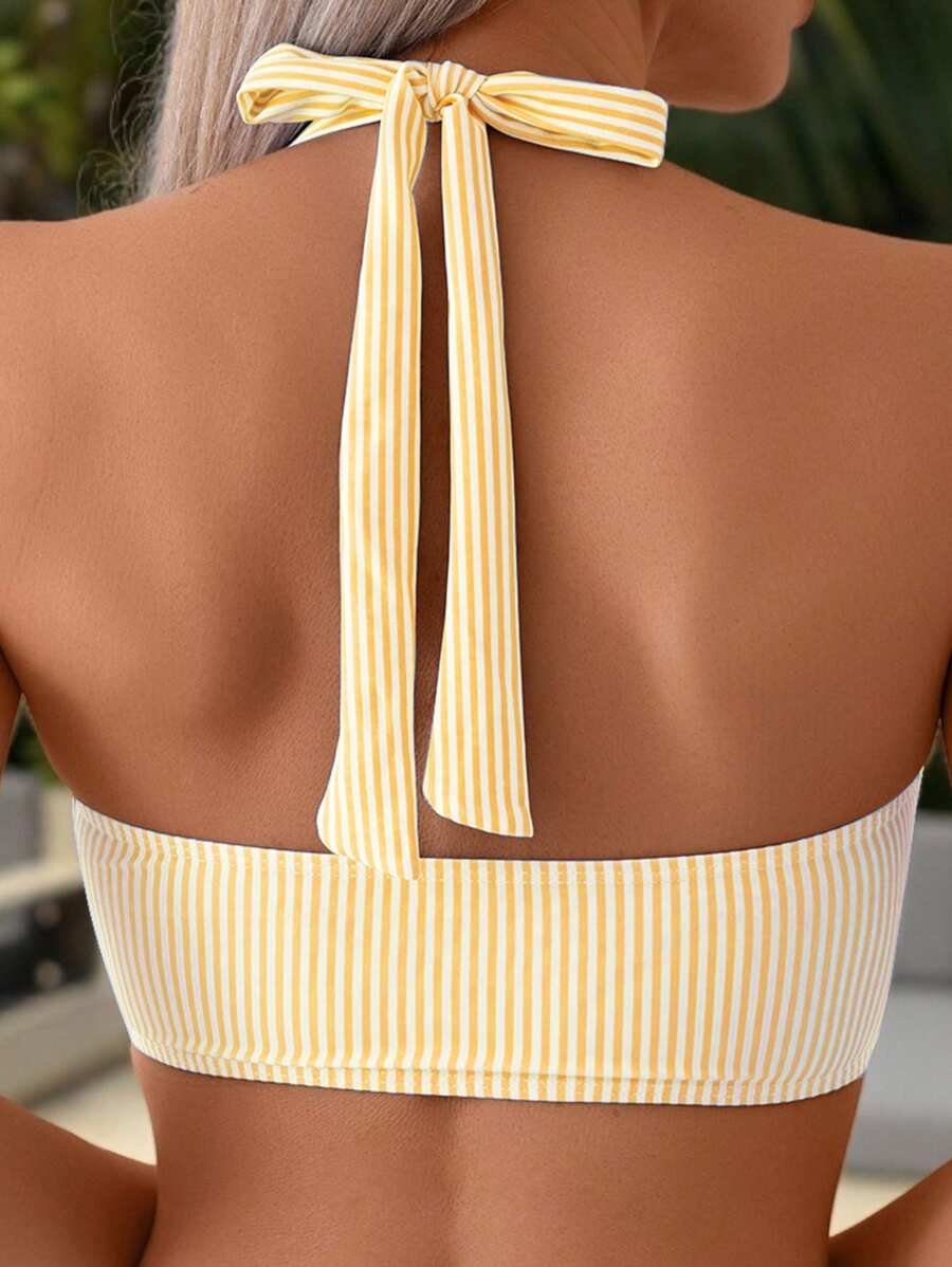 Claudia - Bikini mit Nadelstreifen