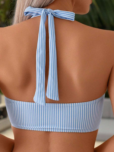 Claudia - Bikini mit Nadelstreifen