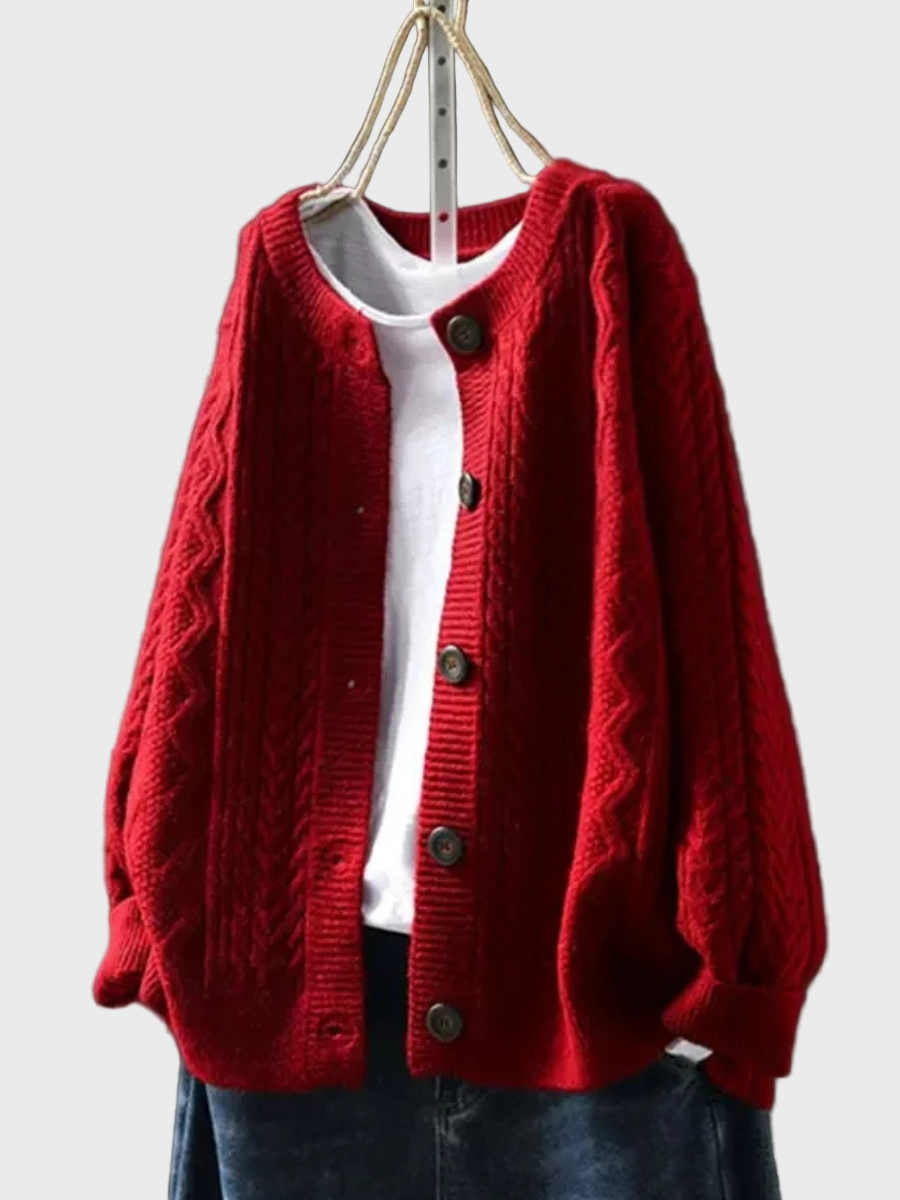 Solene | Kabelstrick-Cardigan
