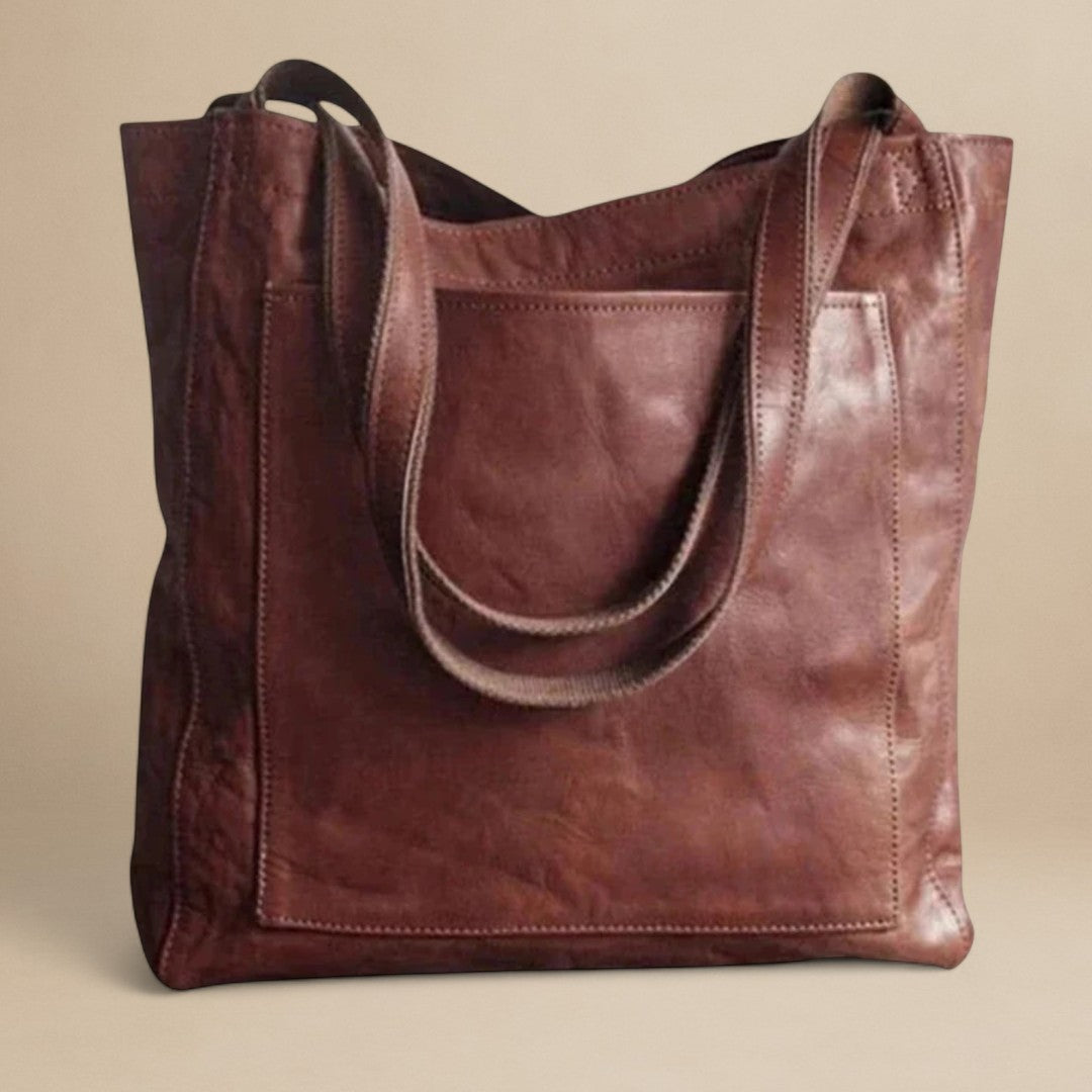 Elvira™ | Moderne Leder-Schultertasche