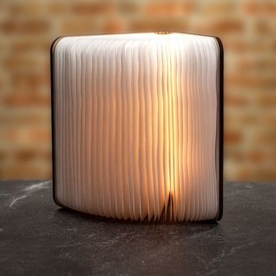 Handgemachte Leseglück-Lampe