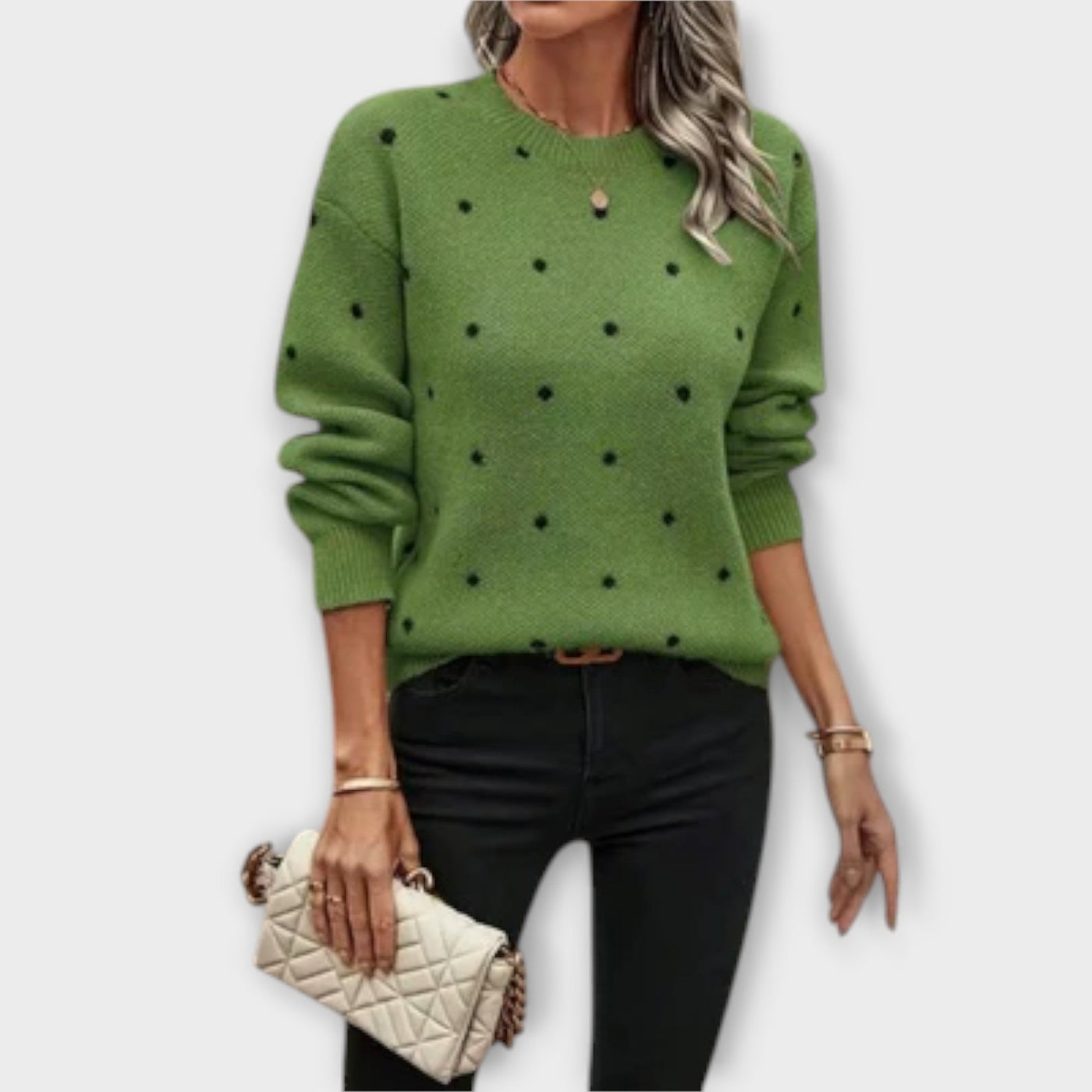 Milava™ | Weicher gepunkteter Pullover