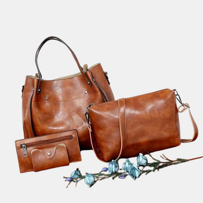 VENEDIG | ELEGANTES 4-TEILIGES TASCHENSET