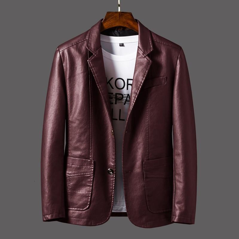 Herren Lederblazer