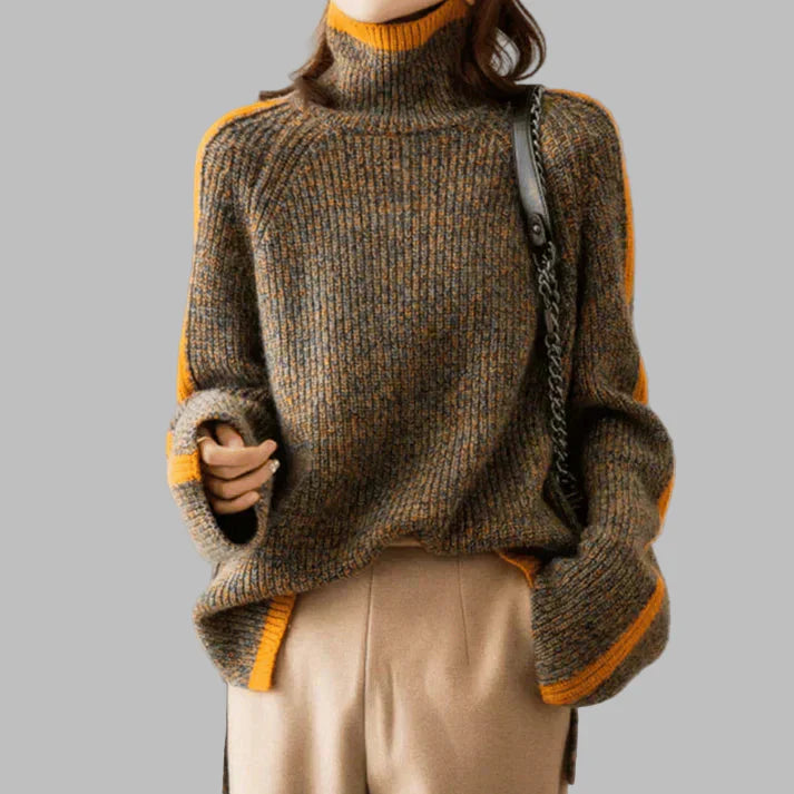 Fave | Hochgeschlossener Strickpullover