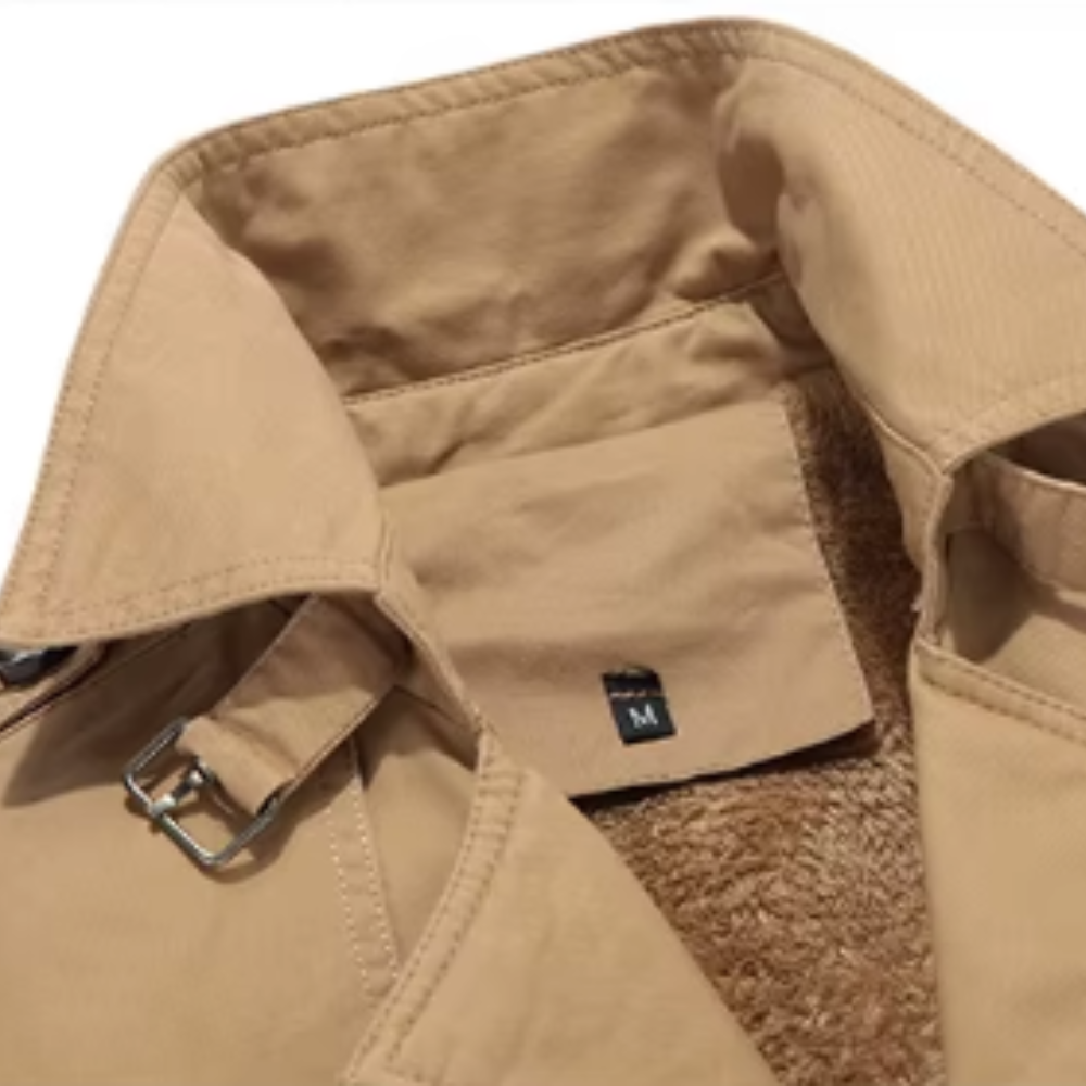 Karel – Eleganter gepolsterter Trenchcoat