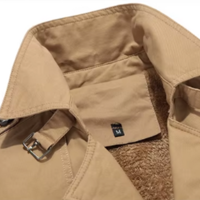 Karel – Eleganter gepolsterter Trenchcoat