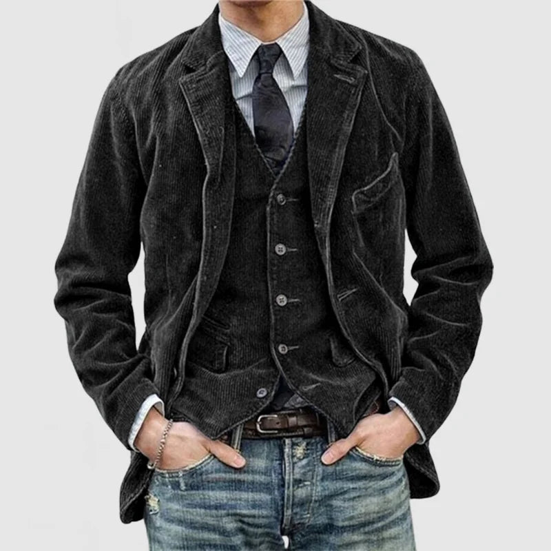 Adam™ - Weste und Strickjacke aus Wolle
