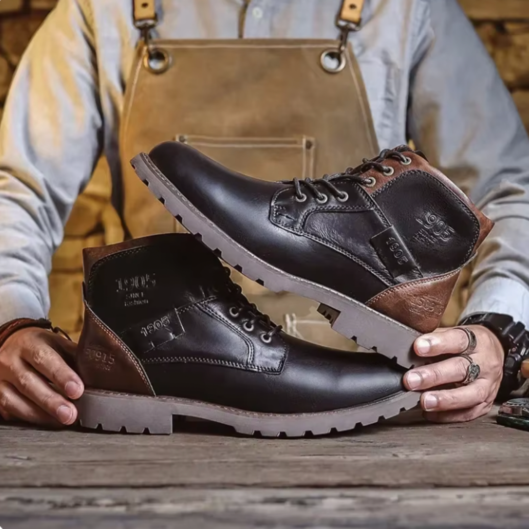 Aaron™ | Vintage-Lederstiefel