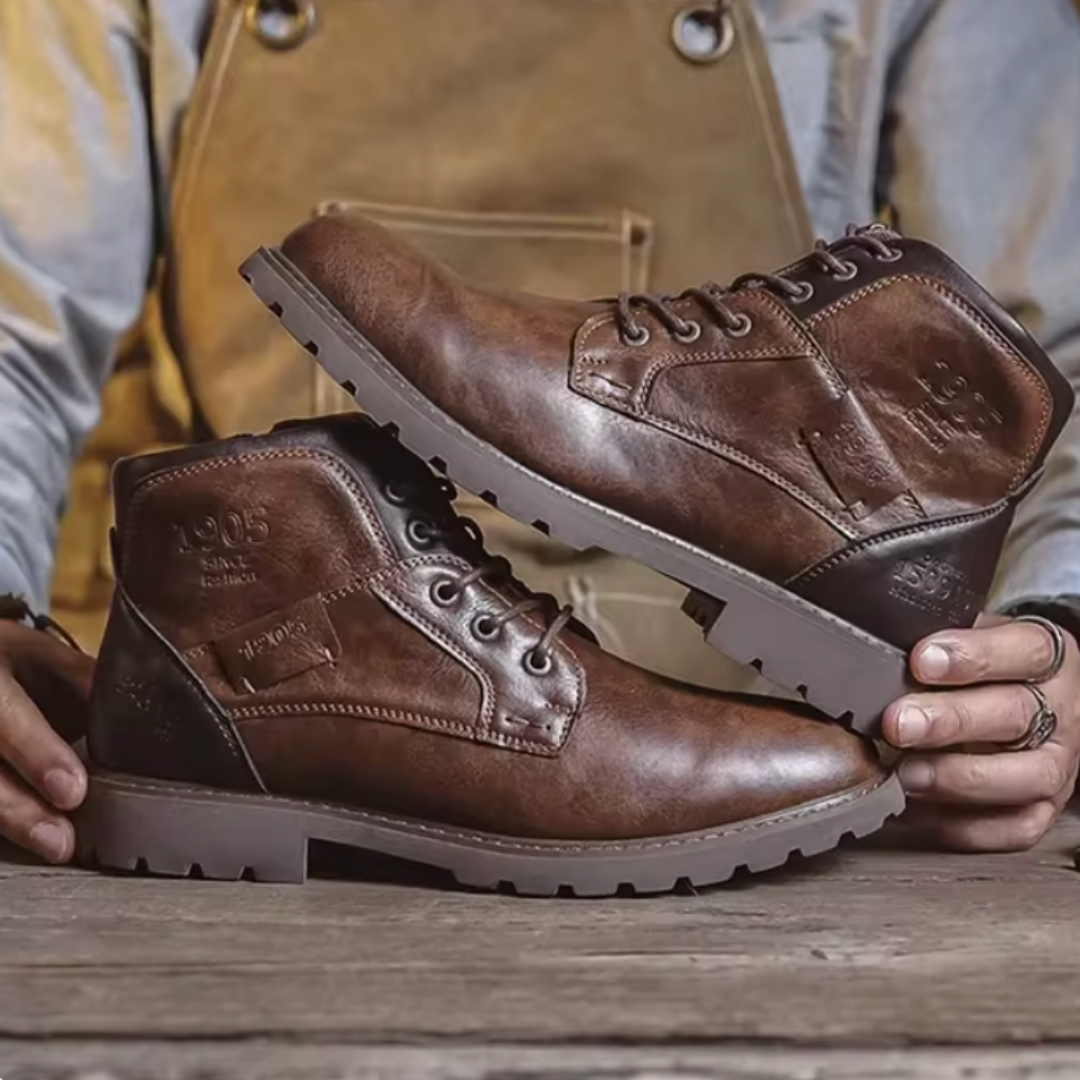 Aaron™ | Vintage-Lederstiefel