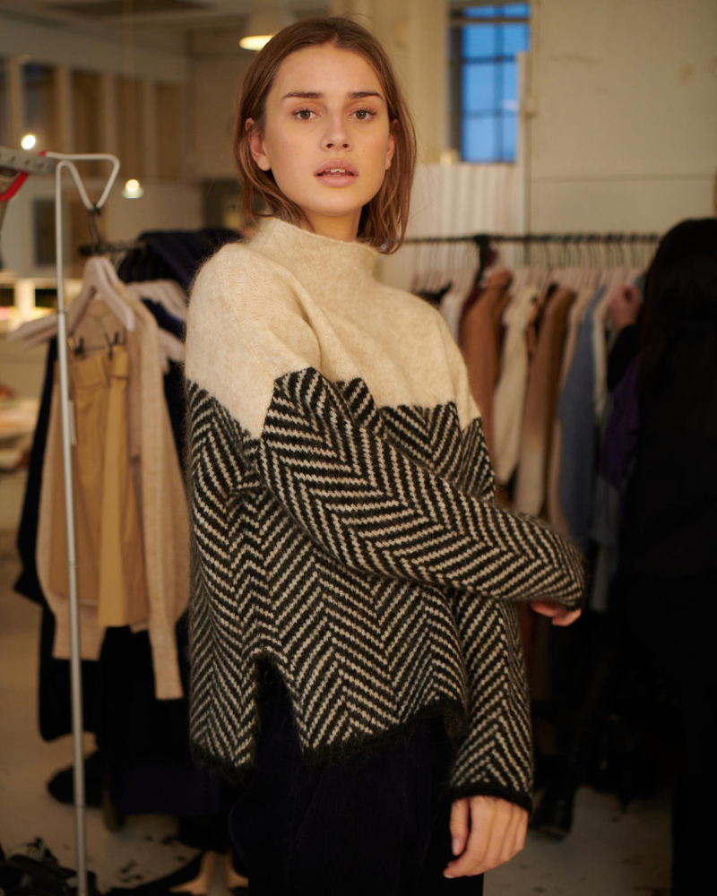 Norah | Baumwoll-Rollkragenpullover