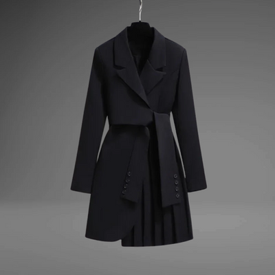 LOUISA – Eleganter Mantel mit Faltendetails