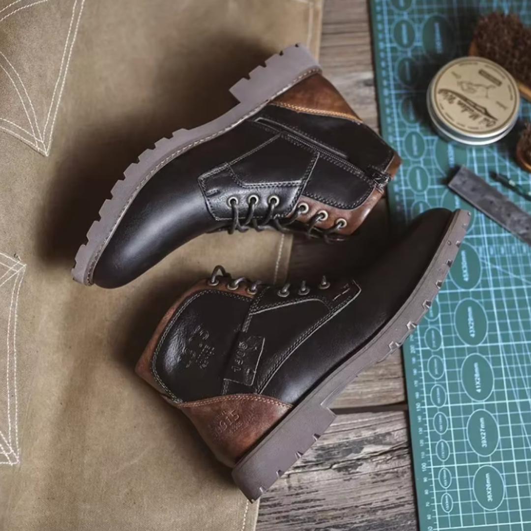 Aaron™ | Vintage-Lederstiefel
