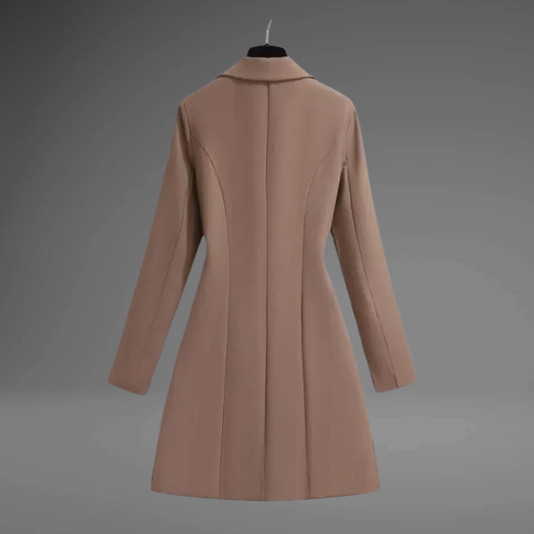 LOUISA – Eleganter Mantel mit Faltendetails