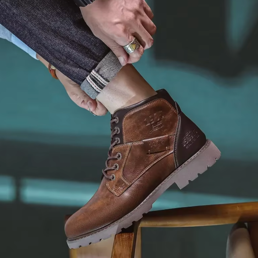 Aaron™ | Vintage-Lederstiefel