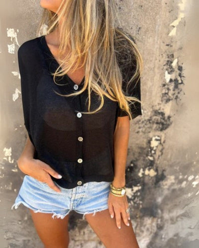 NORTHLINE STUDIO | LEICHTER KNOPF-CARDIGAN