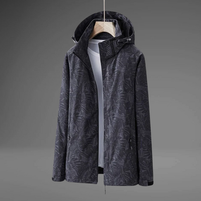 PAOLA – Wasserdichte Windjacke mit Blattmuster