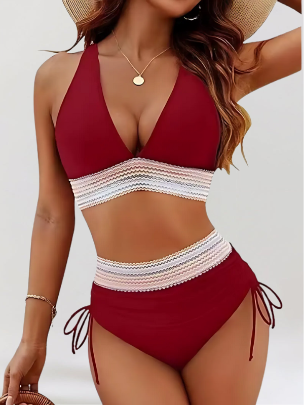 Marija - Bikini-Set mit hoher Taille und Bauch-Formung