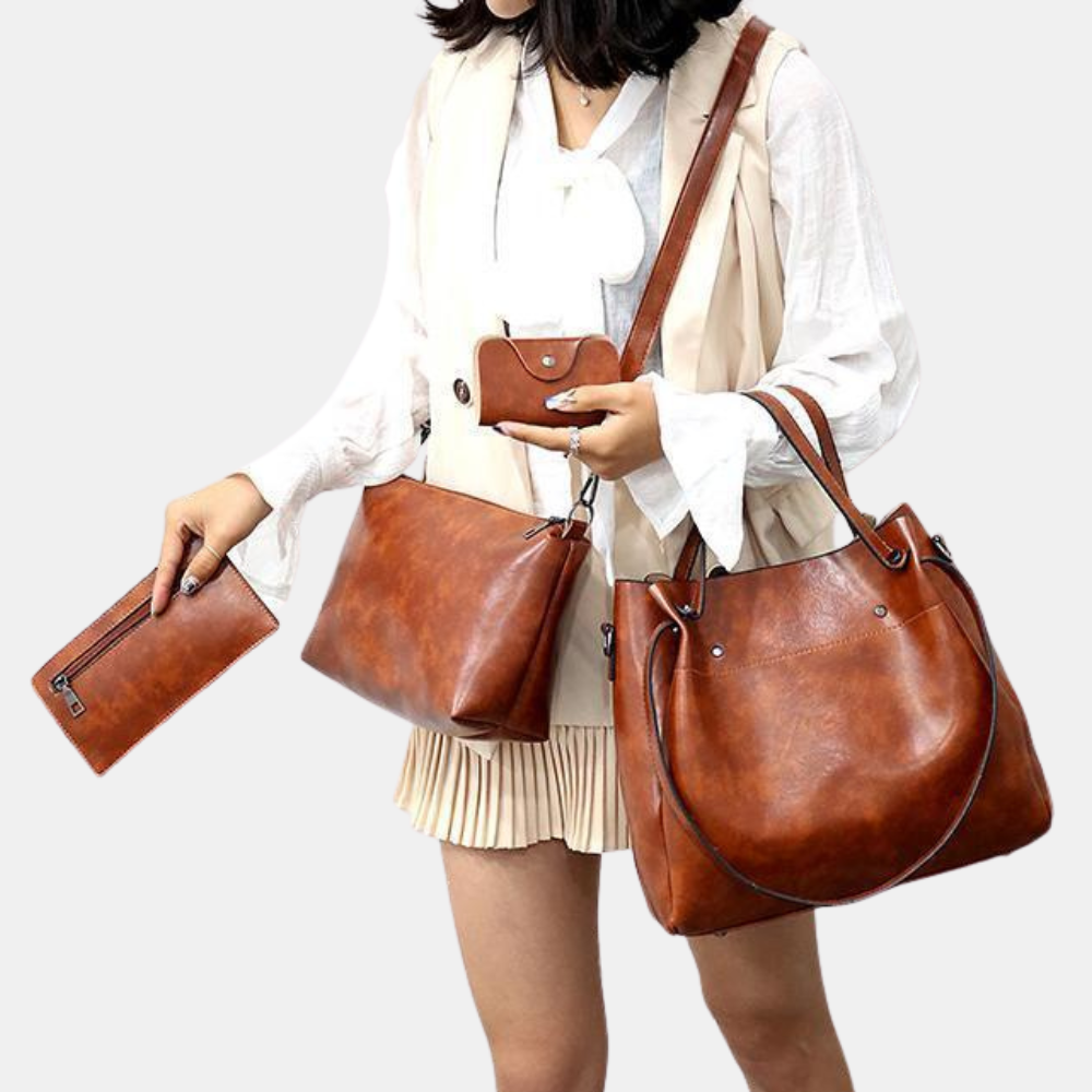 VENEDIG | ELEGANTES 4-TEILIGES TASCHENSET