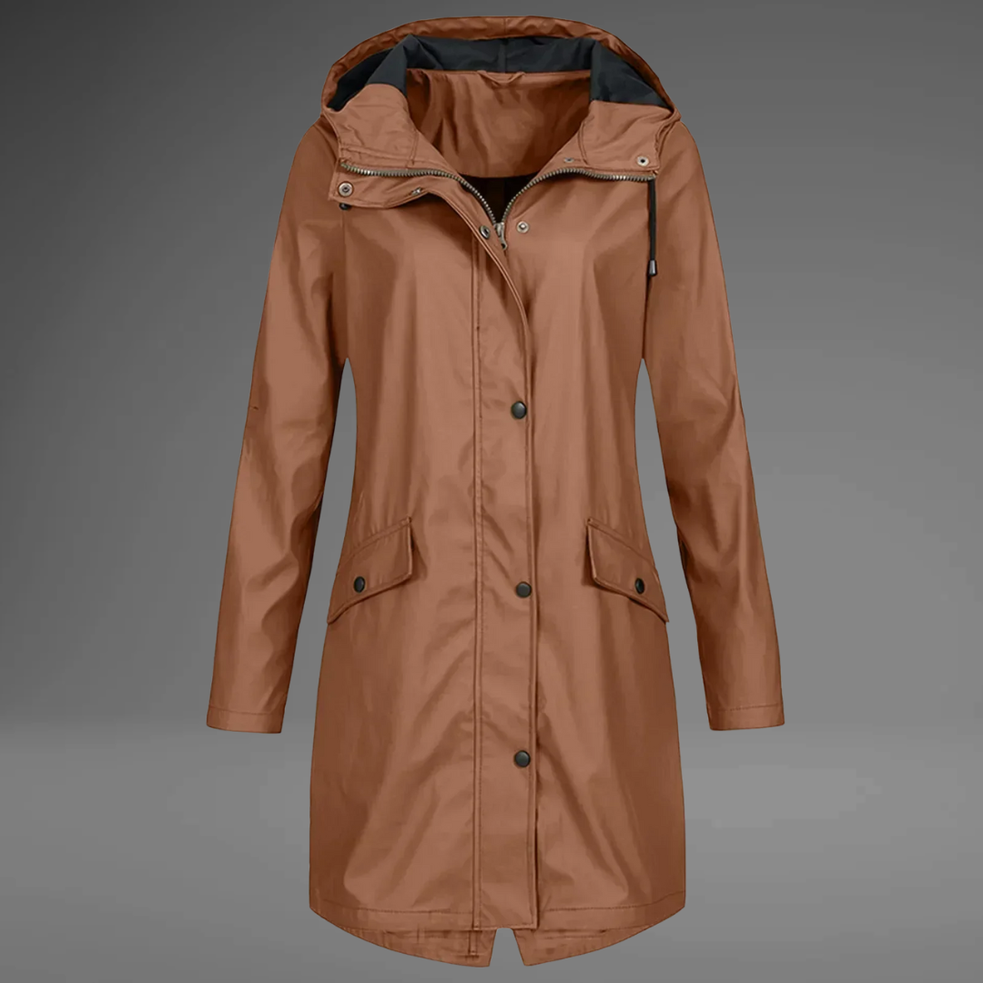 MONICA – Eleganter Trenchcoat mit Kapuze
