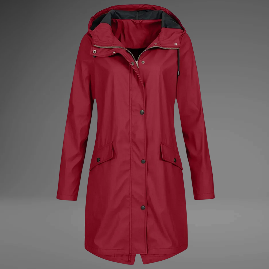 MONICA – Eleganter Trenchcoat mit Kapuze