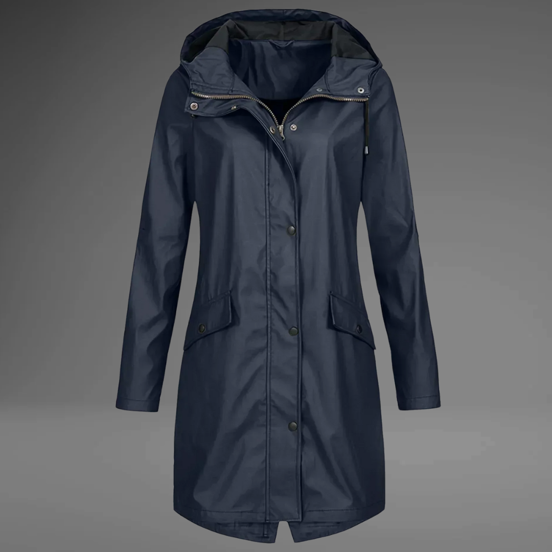 MONICA – Eleganter Trenchcoat mit Kapuze