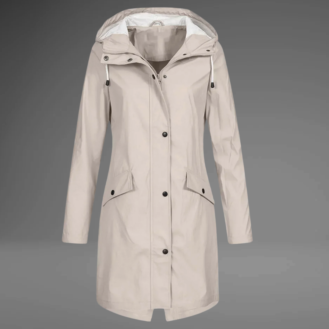 MONICA – Eleganter Trenchcoat mit Kapuze
