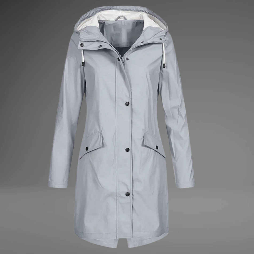 MONICA – Eleganter Trenchcoat mit Kapuze