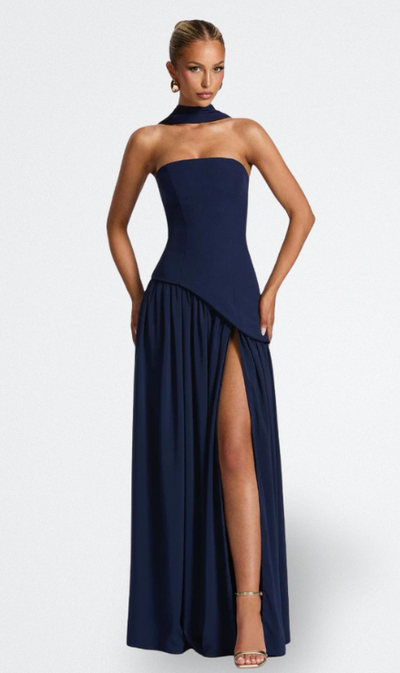 Eva - Trägerloses Maxi-Kleid