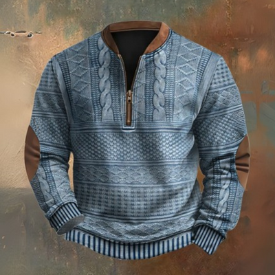 Pulli mit Viertelreißverschluss