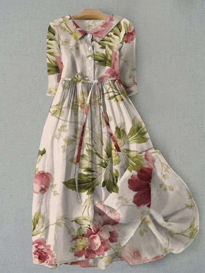 Baylee™ I Vintage Taillierung Blumen Kleid