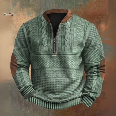 Pulli mit Viertelreißverschluss