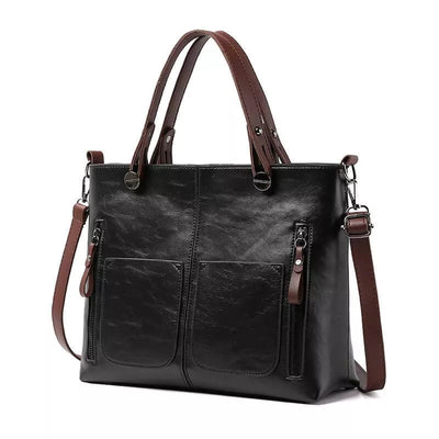 Amanda™ | Leder Schultertasche
