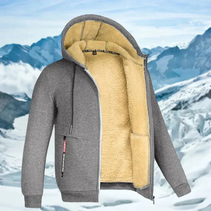 Gilben - Winterjacke für Herren mit Kapuze und Fleece-Futter