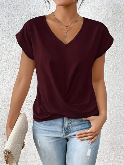 ANA | Elegante Casual-Bluse mit V-Ausschnitt