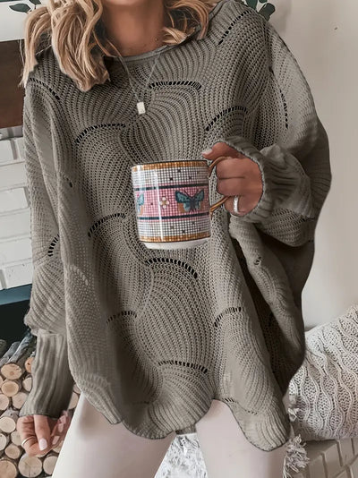 Amélie | Schlichter Strick Oversized Pullover