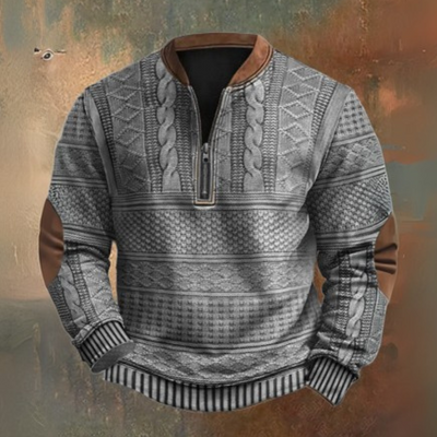 Pulli mit Viertelreißverschluss