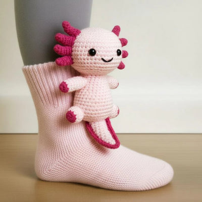 Lina | 3D-Stricksocken mit Tiermotiven