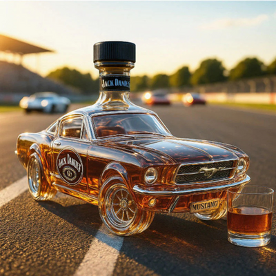 Mustang Whiskey Flasche