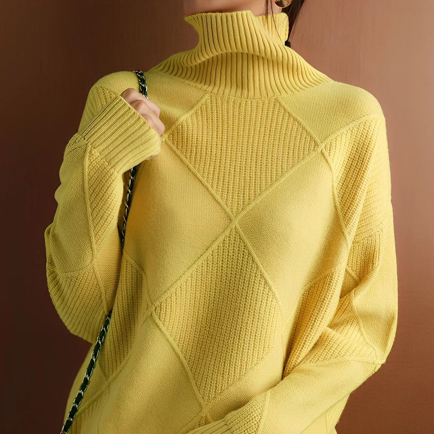 Marcelle | Großer Rollkragenpullover